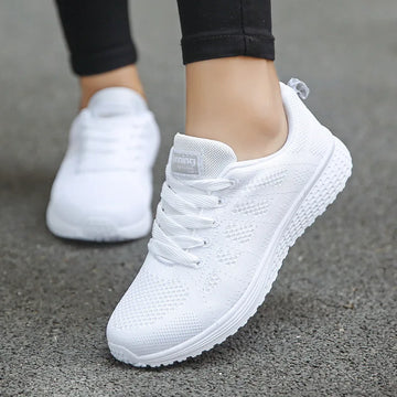Women's Casual Sneakers - Comfortable, Breathable and Lightweight for Walking, Gym or Everyday Use | White Model Style 2021