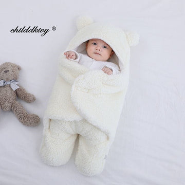 Baby blanket with hood