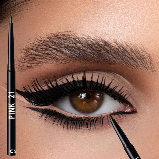 Kit 3 Waterproof Black Eyeliner Pencils - Smudge Resistant, Long Lasting and Easy for Beginners