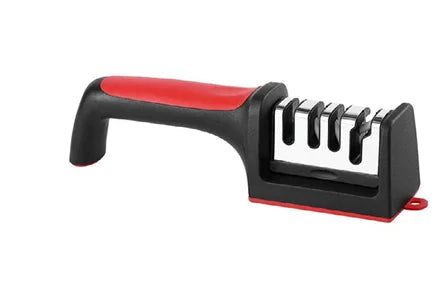 Professional 4-Stage Knife Sharpener - Fast and Efficient for Kitchen Knives