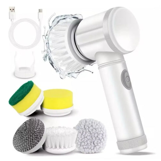 5-in-1 Cordless Electric Cleaning Brush Multi-Purpose Cleaner for Kitchen Bathroom practical