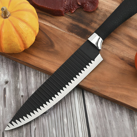 6 Piece Knife Set with Scissors and Vegetable Peeler