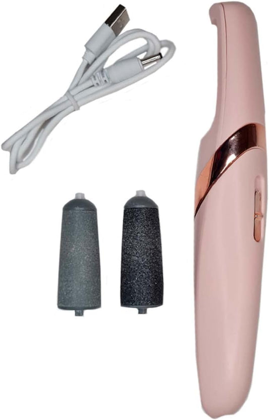 Electric Foot File - Eliminates Calluses - Portable Usb Battery