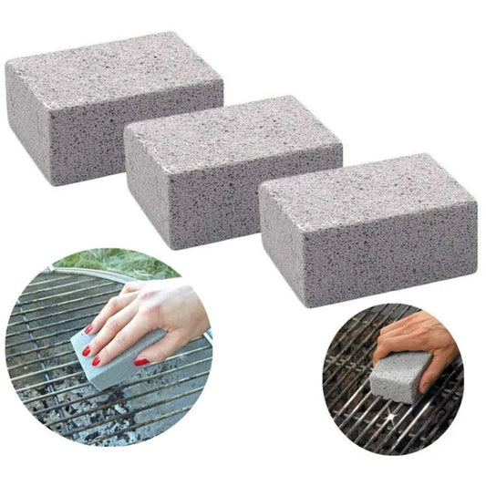 BBQ Grill Cleaning Pumice Brick – Outdoor Barbecue Rack Cleaning Stone for Kitchen & BBQ Tools