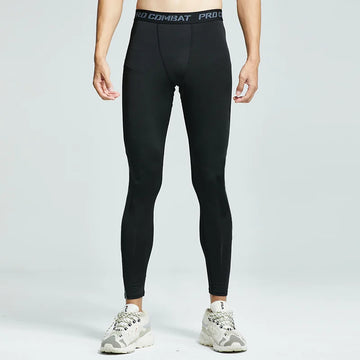 Men's Compression Pants - Training and Running, Quick Drying and Comfort in All Seasons