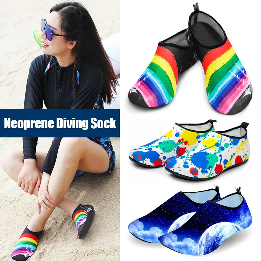 Sapatilhas Aquáticas Unissex – Conforto e Proteção para Praia, Natação, Surf e Mergulho