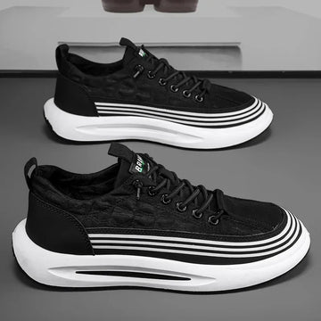 Crocodile Pattern Men Shoes Platform Loafers Summer Breathable Slip on Men Casual Sneakers Vulcanized Walking Zapatillas Hombre