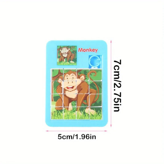 12/24/36 Pack Cute Animal Cartoon Puzzle Toys – Kids Party Favours & Prizes | Piñata Fillers, Treasure Box Rewards & Easter Gifts