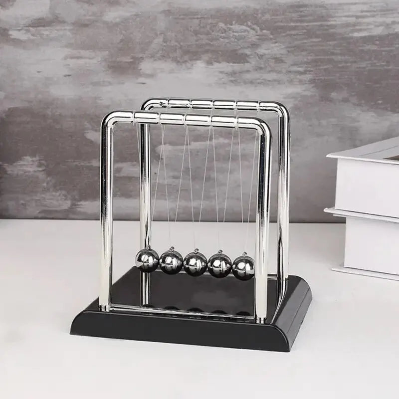 Newton’s Cradle – Steel Ball Desktop Pendulum Toy for Physics Teaching, Stress Relief & Home Decoration