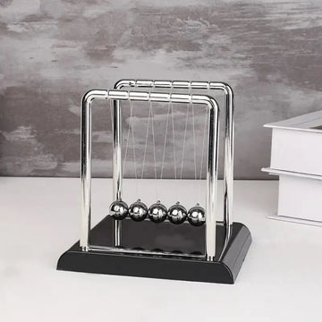 Newton’s Cradle – Steel Ball Desktop Pendulum Toy for Physics Teaching, Stress Relief & Home Decoration