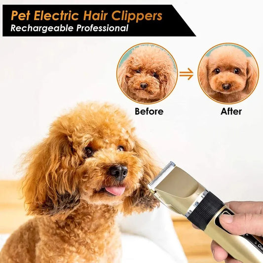 Professional Dog Grooming Machine - USB Rechargeable Electric Trimmer, Quiet and Precise