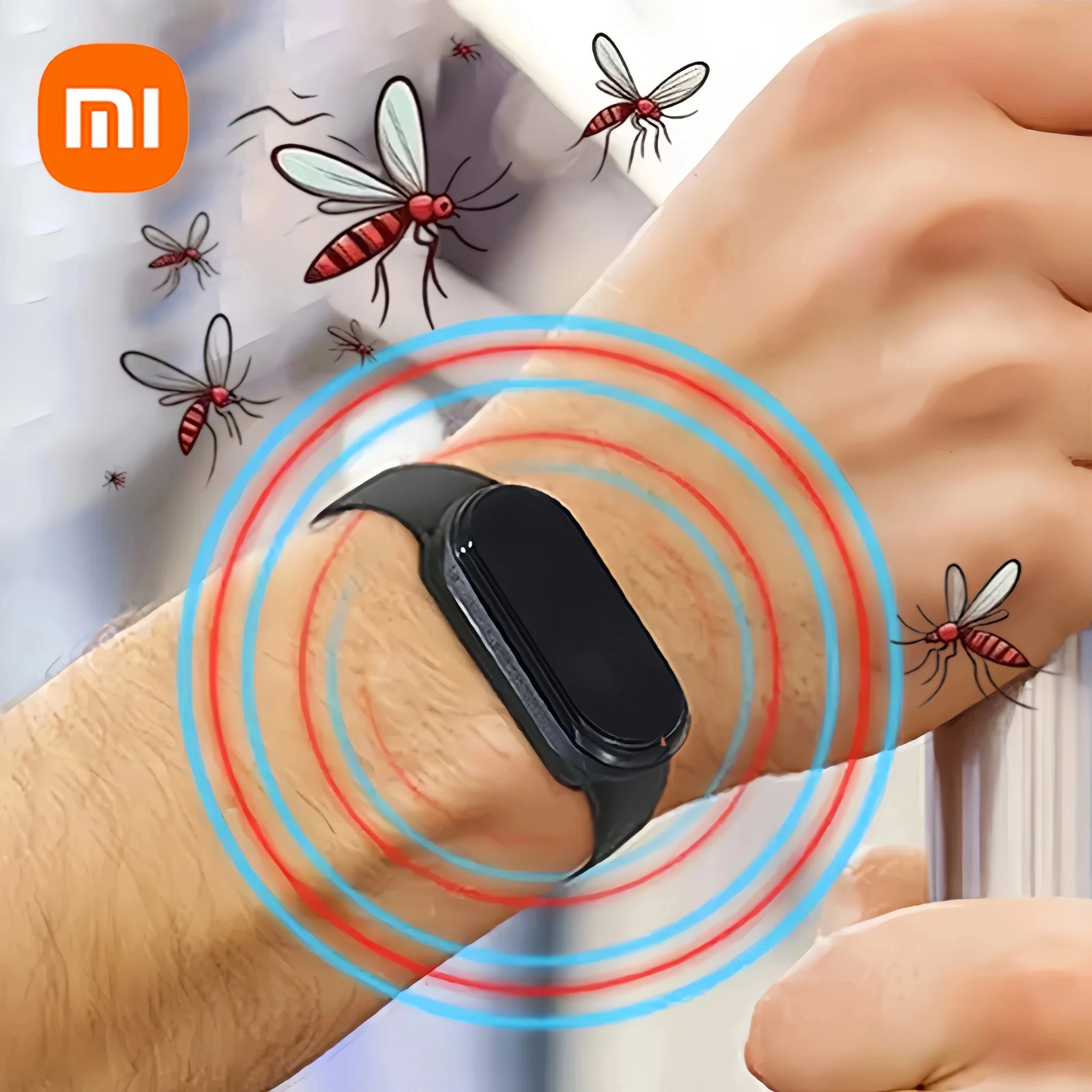 Xiaomi 2025 Mosquito Repellent Watch - Portable Silicone for Camping, Travelling and Outdoor Use