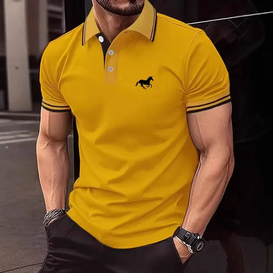 Men’s Summer Business Golf Polo Shirt