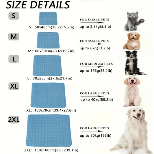 Refreshing Carpet for Pets - Cat and Dog, Comfort and Freshness in Summer, Sofa and Soft Bed