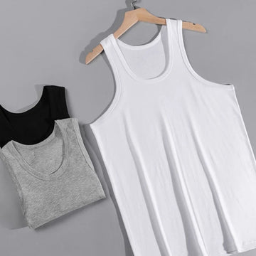 Regata Masculina de Algodão Leve – Conforto e Estilo para Academia e Uso Casual em Todas as Estações