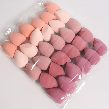 7 or 18 Piece Make-up Sponge Kit - Puff Dual Use for Applying Liquid BB Cream and Powder