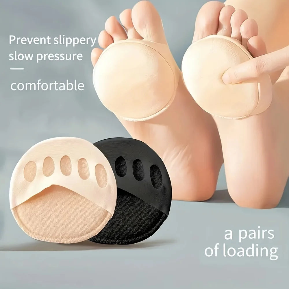 High Heel Forefoot Foot Pad – Soft Invisible Metatarsal Support, Non-Slip & Anti-Foaming Comfortable Insole