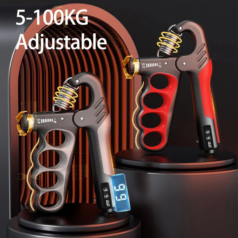 GripMaster Pro Adjustable Hand Strengthener 5-150kg - Grip Trainer for Wrists, Forearms and Muscle Rehabilitation, Ideal for Gyms and Fitness Centres