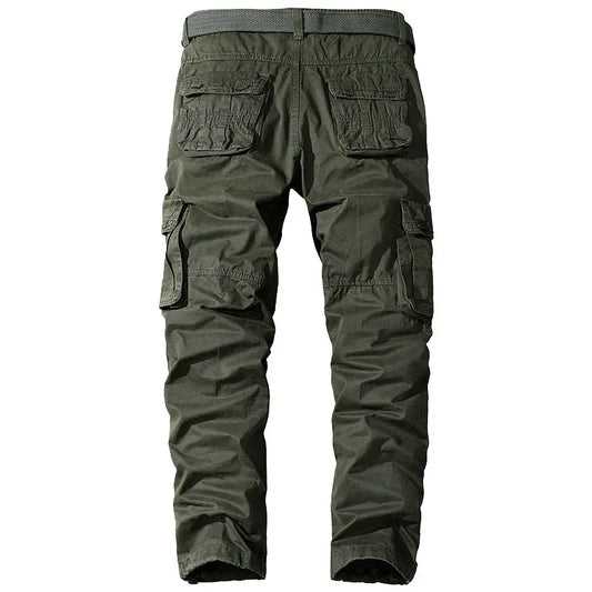 Men’s Tactical Cargo Pants – Multi-Pocket Breathable Trousers | Army-Style Streetwear for Urban & Outdoor Use