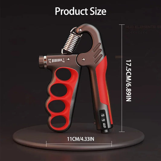 GripMaster Pro Adjustable Hand Strengthener 5-150kg - Grip Trainer for Wrists, Forearms and Muscle Rehabilitation, Ideal for Gyms and Fitness Centres