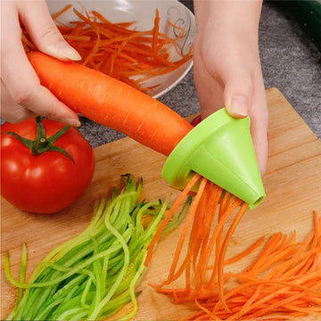 Manual Spiral Grater for Vegetables and Fruit - Multifunctional for Potatoes, Carrots and Creative Cooking
