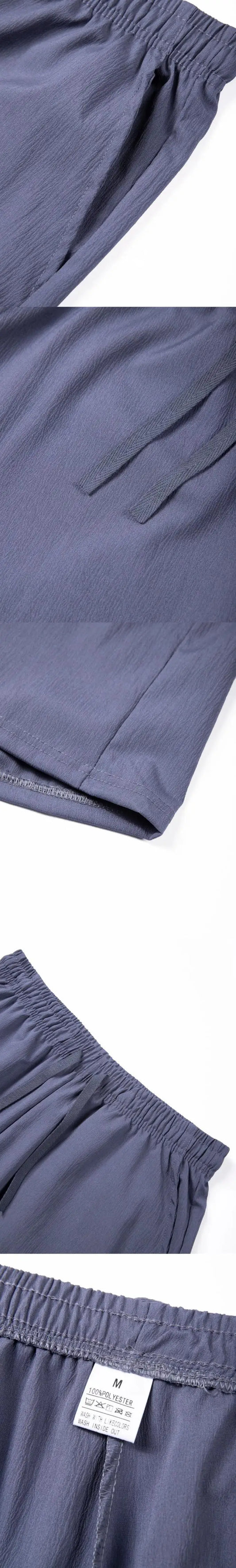 Men’s Cotton Linen Shorts – Solid Colour Lightweight Summer Shorts, Casual Beachwear, Jogging & Streetwear (S-3XL)