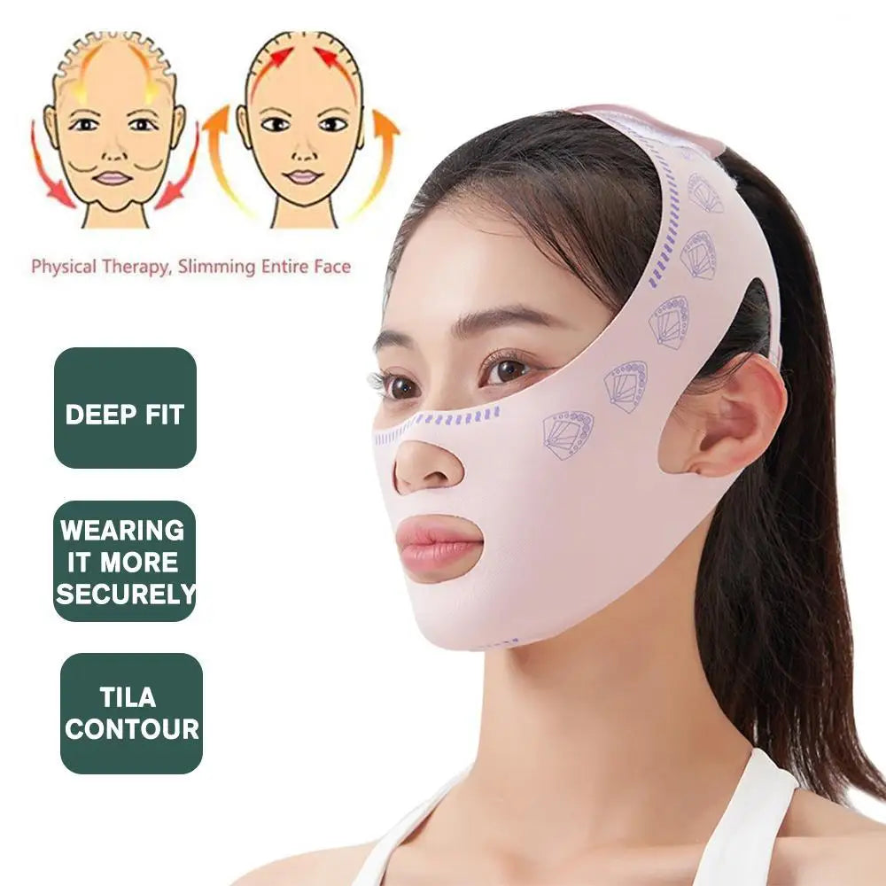 Chin & Cheek Slimming Bandage – V-Line Face Shaper, Anti-Wrinkle Strap & Sleeping Mask for Beauty Care