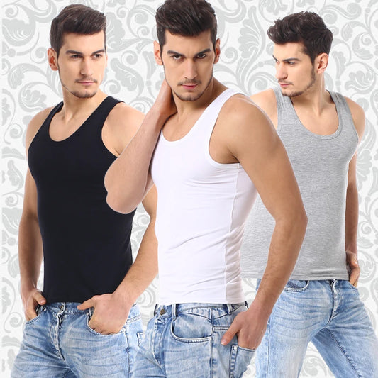 Regata Masculina de Algodão Leve – Conforto e Estilo para Academia e Uso Casual em Todas as Estações