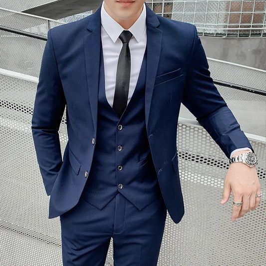 Men’s Slim Fit Three Piece Suit