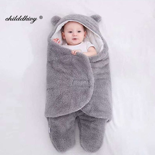 Baby blanket with hood